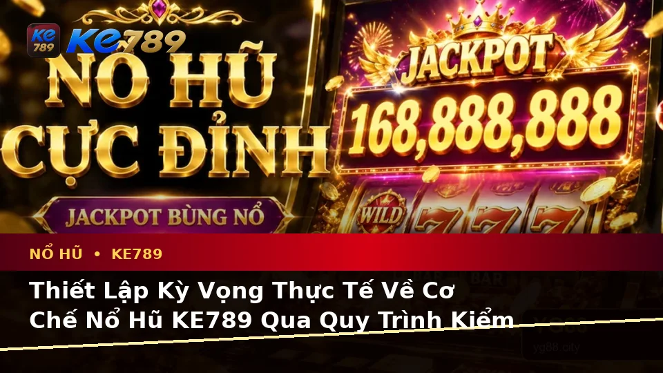 Nổ Hũ KE789 Tại ke789pg.uk.com: Phân Biệt Thông Tin Xác Thực, Quảng Cáo Và Kỳ Vọng Thực Tế Về Slot, Jackpot Theo Quy Trình An Toàn