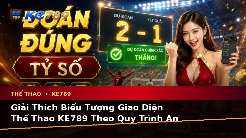 Thể Thao KE789 Tại ke789pg.uk.com: Giải Thích Biểu Tượng, Tính Năng Và Quy Trình Phân Tích Tỷ Số Trận Đấu Theo Nguyên Tắc An Toàn