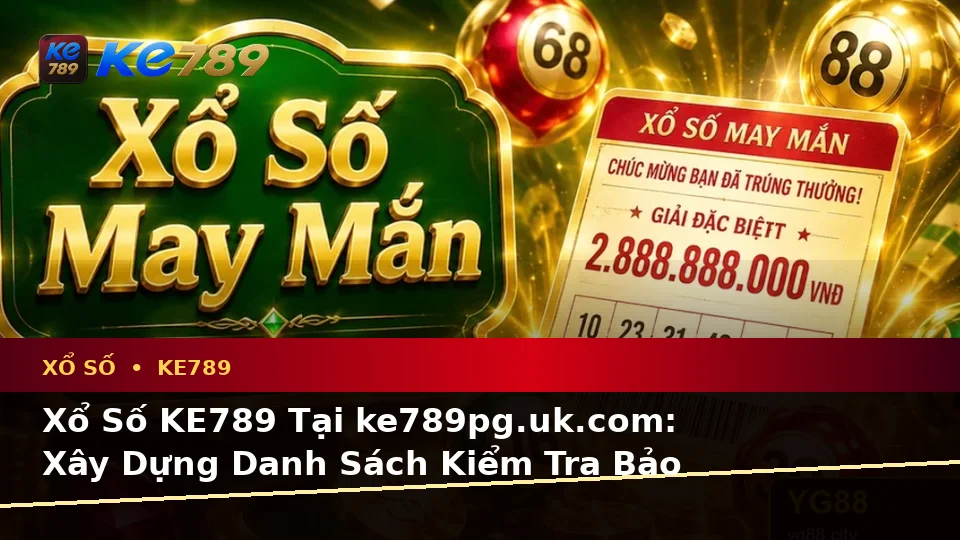 Xổ Số KE789 Tại ke789pg.uk.com: Xây Dựng Danh Sách Kiểm Tra Bảo Mật Trước Khi Đối Chiếu Vé Số Và Kết Quả Theo Quy Trình An Toàn