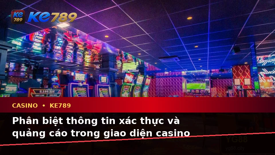 Phân Biệt Thông Tin Xác Thực, Quảng Cáo Và Kỳ Vọng Thực Tế Về Casino KE789 Tại ke789pg.uk.com Theo Quy Trình An Toàn