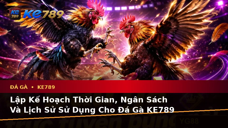 Lập Kế Hoạch Thời Gian, Ngân Sách Và Lịch Sử Sử Dụng Cho Đá Gà KE789 Theo Quy Trình An Toàn Tại ke789pg.uk.com