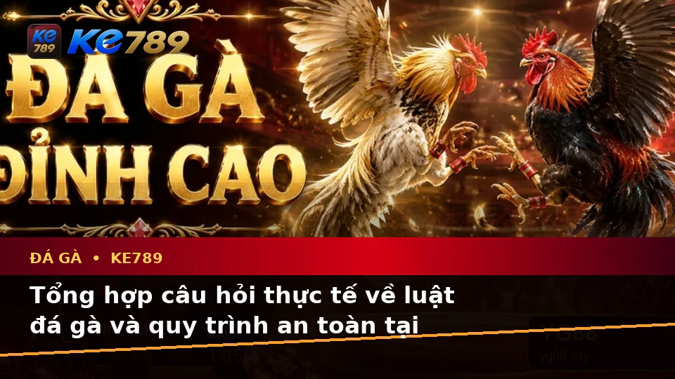 Đá Gà KE789 Tại ke789pg.uk.com: Tổng Hợp Câu Hỏi Thực Tế Của Người Dùng Trưởng Thành Về Quản Lý Phiên Chơi Theo Quy Trình An Toàn