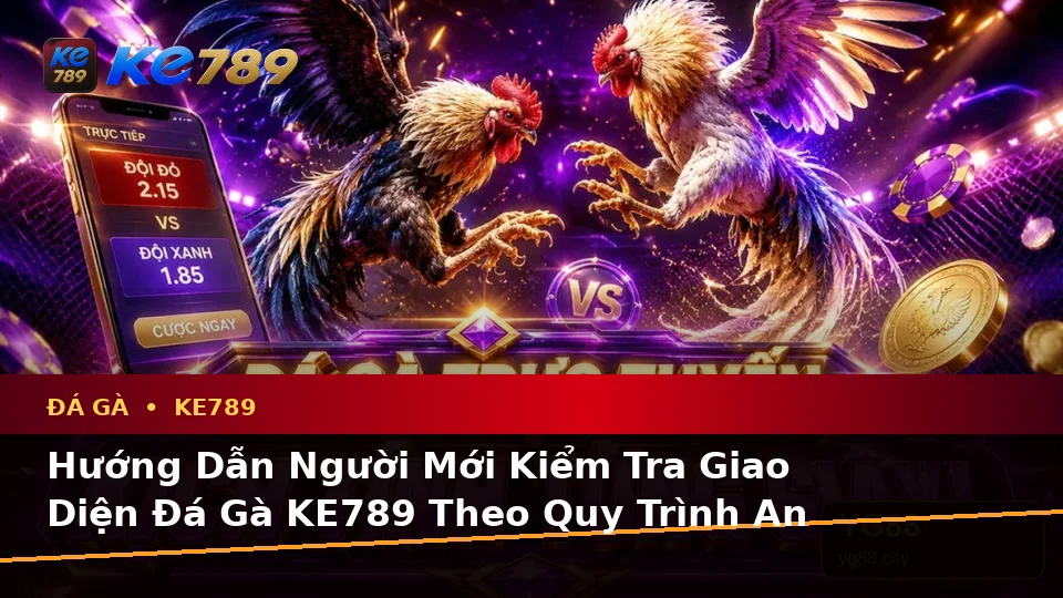 Đá Gà KE789 Tại ke789pg.uk.com: Hướng Dẫn Người Mới Kiểm Tra Giao Diện Và Thông Tin Quản Lý Phiên Chơi Theo Quy Trình An Toàn