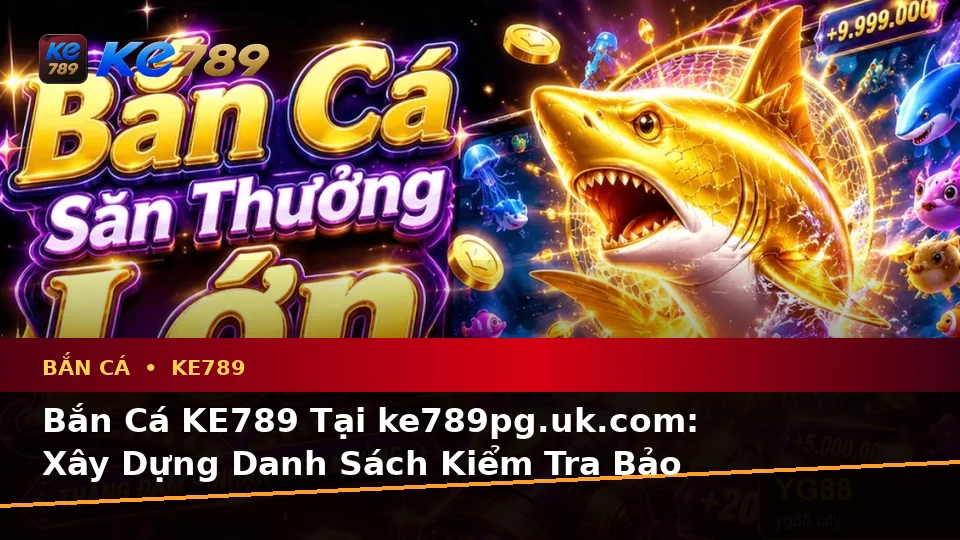 Bắn Cá KE789 Tại ke789pg.uk.com: Xây Dựng Danh Sách Kiểm Tra Bảo Mật Trước Khi Săn Thưởng Theo Quy Trình An Toàn